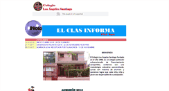 Desktop Screenshot of colegiolosangelessantiago.cl